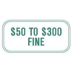 $50 to $300 Fine Sign, Green (Missouri)