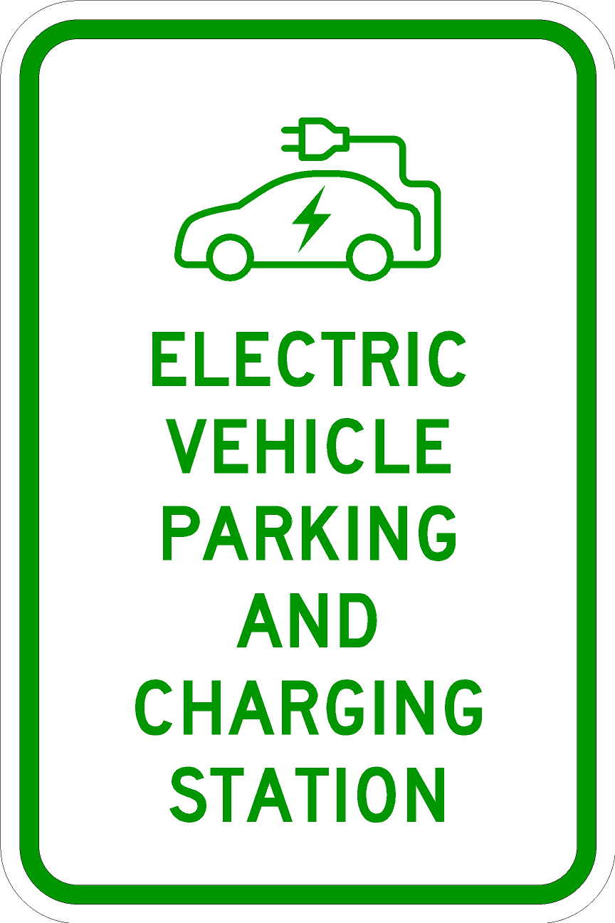 EV Charging and Parking Sign