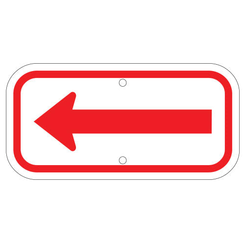 Arrow Sign - Red