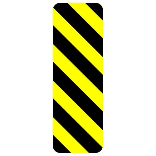 Hazard Marker Sign, Left