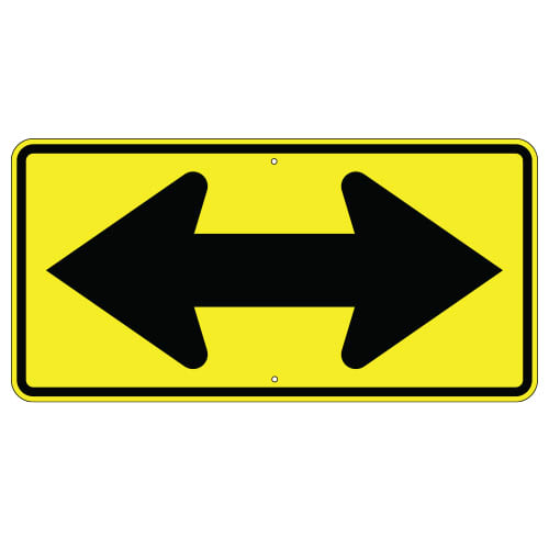 Large Double Arrow Sign