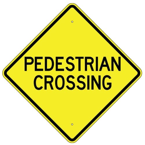 Pedestrian Crossing Sign