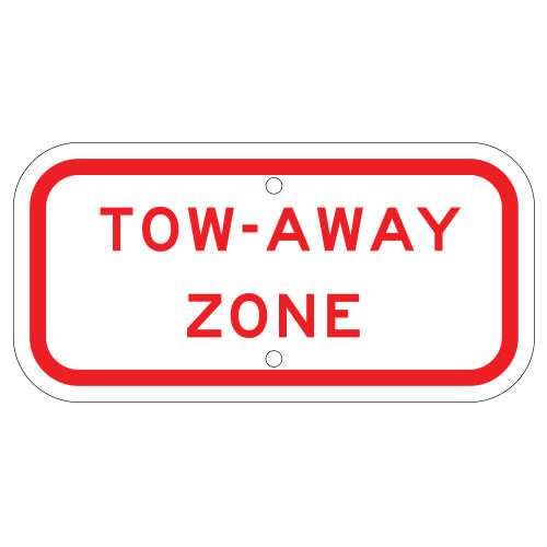 Tow-Away Zone Sign