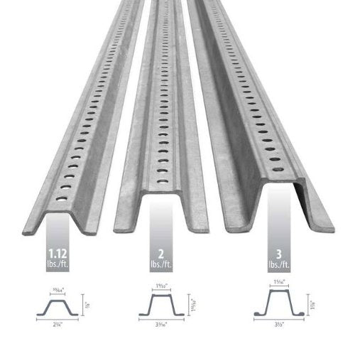 U-Channel Galvanized Traffic posts