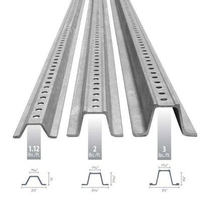 U-Channel Galvanized Traffic posts