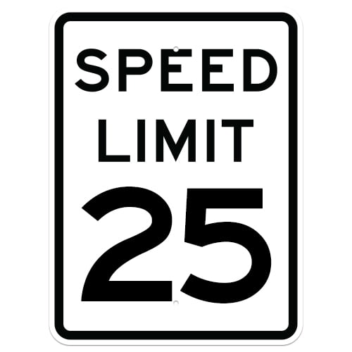 Speed Limit Sign