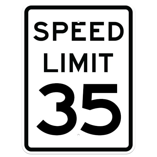 Speed Limit Sign