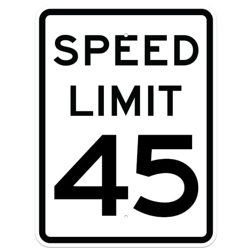 Speed Limit Sign