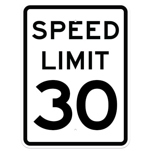 Speed Limit Sign